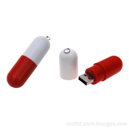 Promotional Customed USB Flash Drive Pill Like Shaped